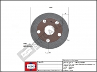 FREN DİSK BALATASI CARRARO Z:22