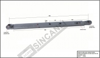 HİDROLİK YAN ÇEKİ KOLU KALIN TİP YM ( 96 CM.3 CM.)