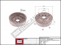 ÖN ÇEKER CER ÇEMBERİ 4x4 Z:60 5,5 CM