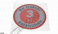 ETİKET 3 YIL GARANTİ