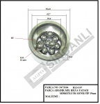 DİR.MİL BİLYA YATAĞI BİLYALI (21MM KALINLIK)