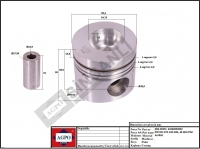 PİSTON STD 100 MM, 38 MM PİM ALFİNLİ