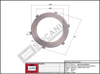 KUYRUK MİLİ PTO PULU DIŞTAN TIRNAK 10 AD.1 TKM