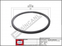 VOLANT DİŞLİSİ Z:120 YM KALINLIK 16 MM SONALİKA