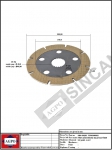 FREN DİSKİ BRONZ BALATASI FİBER ZF Z:23