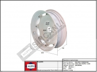 ARKA JANT KOMPLE 11x38 (340/85R38)