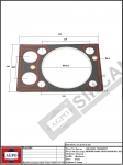 SİLİNDİR KAPAK CONTASI SONALİKA 110 MM ORİJİNAL