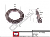 AYNA MAHRUTİ Z:41/8 UZUN DİŞ 47 mm