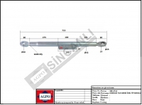 HİDROLİK YAN GERGİ ÖZEL TİP BORULU 30x25x55 CM