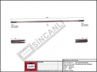 ÖN ÇEKER ŞAFT MİLİ CARRARO Z:21/26