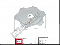 ÖN JANT GÖBEĞİ 15,50 MM 6 BİJON 10x24 DANA