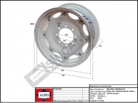 ARKA JANT KOMPLE BALON 15x30 (LASTİK.16,9,30)