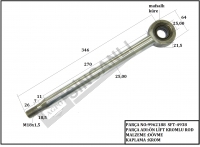 HİD.DİR.ÖN LİFT KROMLU ROT KONİK 25 MM AŞIK