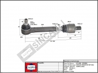 HİDROLİK DİREKSİYON ROT BAŞI(ROTİL) KOMPLE 18x22