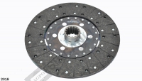 Clutch Plate Organic W/O Sprung Center