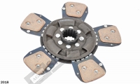 Clutch Plate 5 Pad Cerametalic W/Sprung