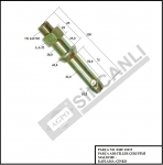 TİLLER ÇEKİ PİMİ 22x28.6MM 7/8. SOMUNLU