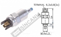 STOP SELENOİD FİŞLİ EM 12.V. 7167-620D CAV