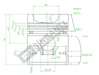 PİSTON PİM 5 KANAL HL.98.48MM A4.236 ENG.