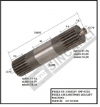 ŞANZIMAN İLAVE ARA ŞAFT İNCE FREZE