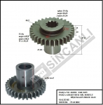 KUYRUK MİL BORULU DİŞLİ KALIN FREZE 10X32 DİŞ