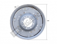 Rear Wheel Rim & Disc 8X 44 Assy.